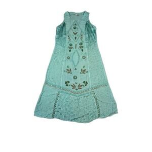 Vintage Step n Style Embroidered Boho Dress